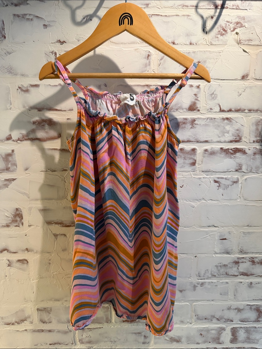 Girls' Multicolor Chevron Sundress - Unbranded